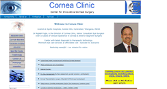 Desktop Screenshot of corneaclinic.com