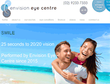 Tablet Screenshot of corneaclinic.com.au
